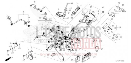 FAISCEAU DES FILS CBR650RACT de 2026